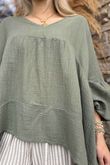 Made in Italy Santos Artist Smock Moss 